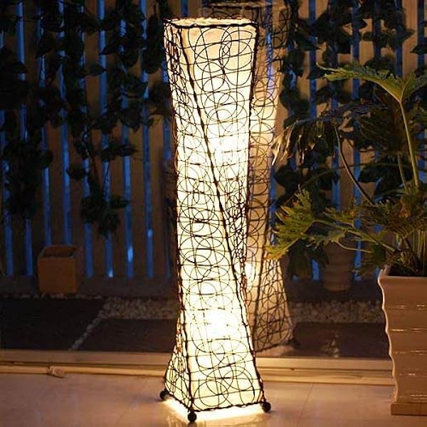 流木スタンド照明 モダン アジアン スタンドライト フロアランプ 鉄 ブリキ